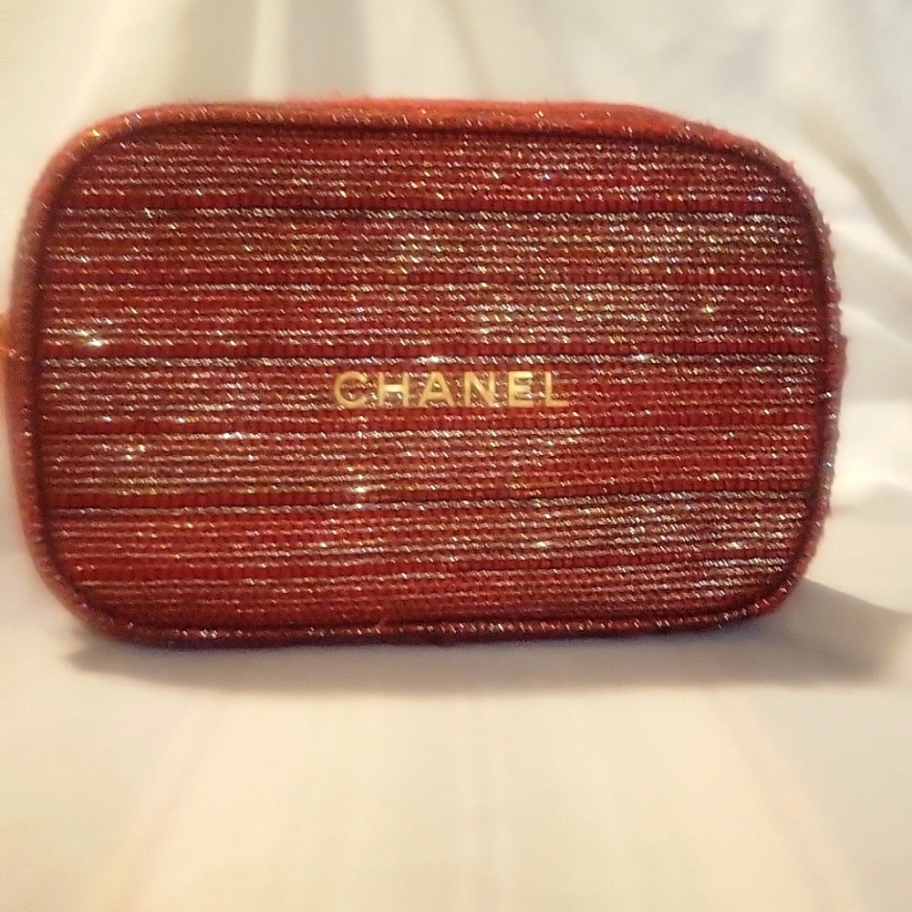 Chanel makeup bag